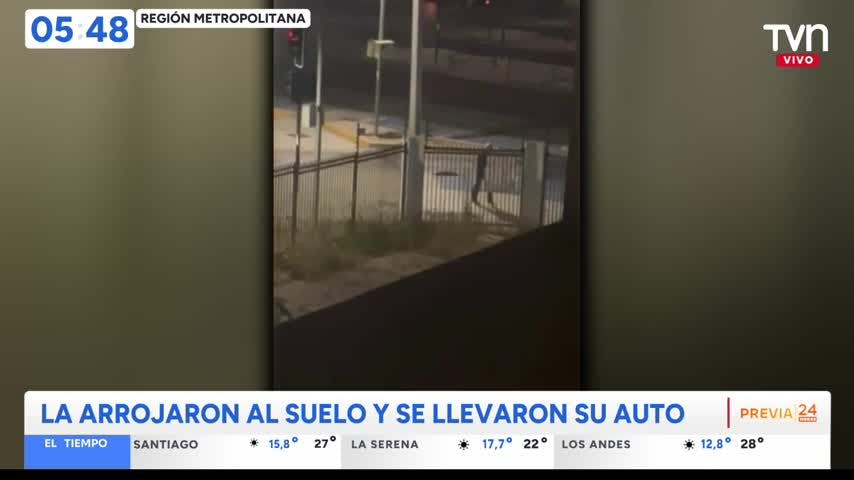 Mujer fue víctima de violenta encerrona en Cerrillos: la empujaron al suelo y escaparon con su auto  