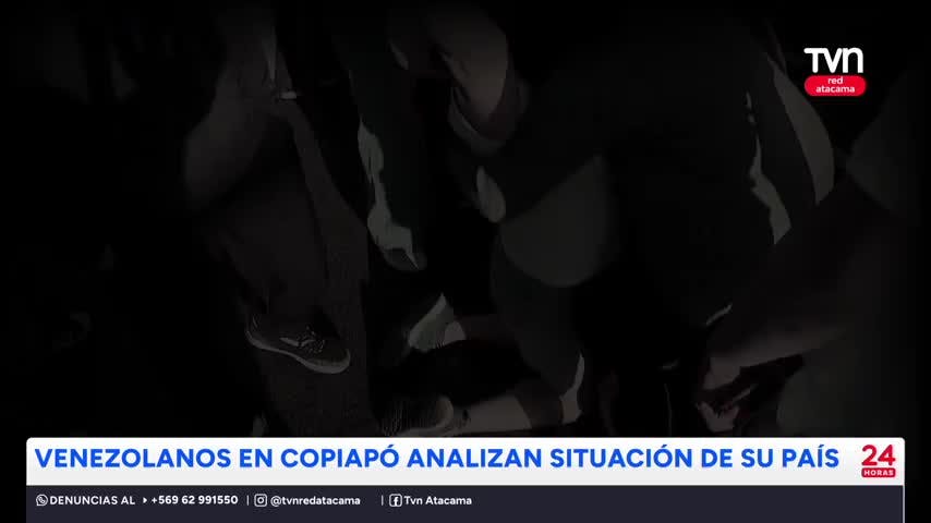 Venezolanos en Copiapó analizan situación de su país