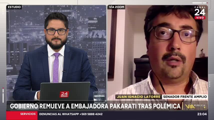 Senador Latorre: "Para Chile no afirmarse del derecho internacional nos puede salir muy caro"   