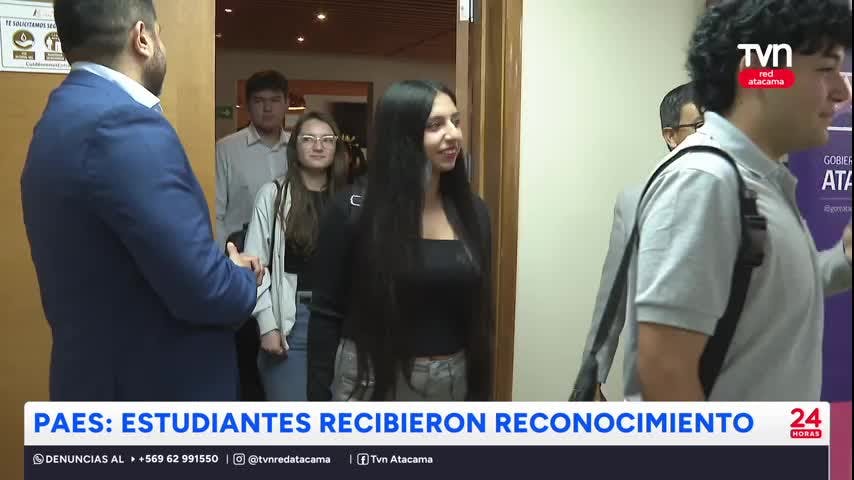 Paes: Estudiantes de la región recibieron reconocimiento