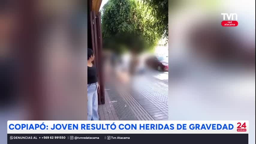 Copiapó: Joven resultó con heridas de gravedad