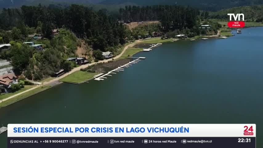 Sesión especial por crisis en Lago Vichuquén 