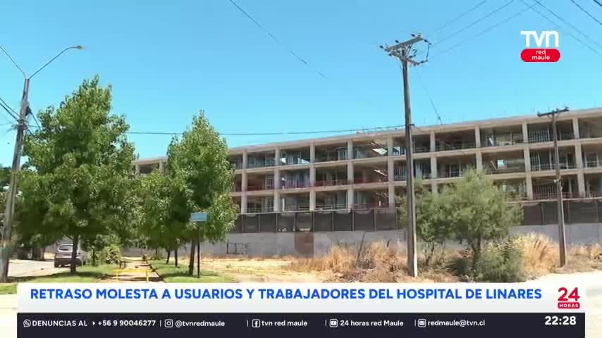 Hospital de Linares sufre nuevo retraso