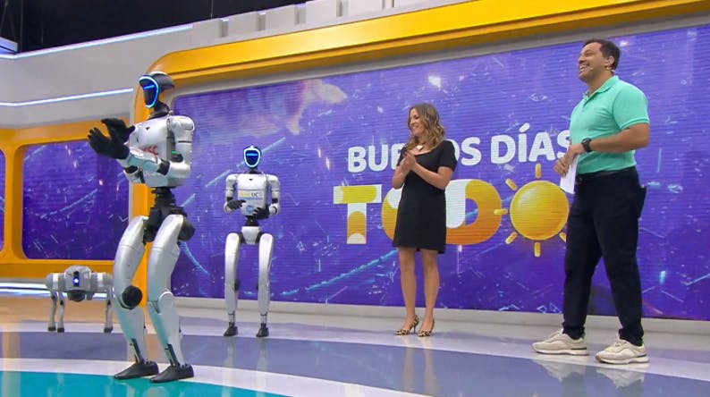 ¡Impresionantes! Robots del Congreso Futuro visitan el "Buenos Días a Todos"