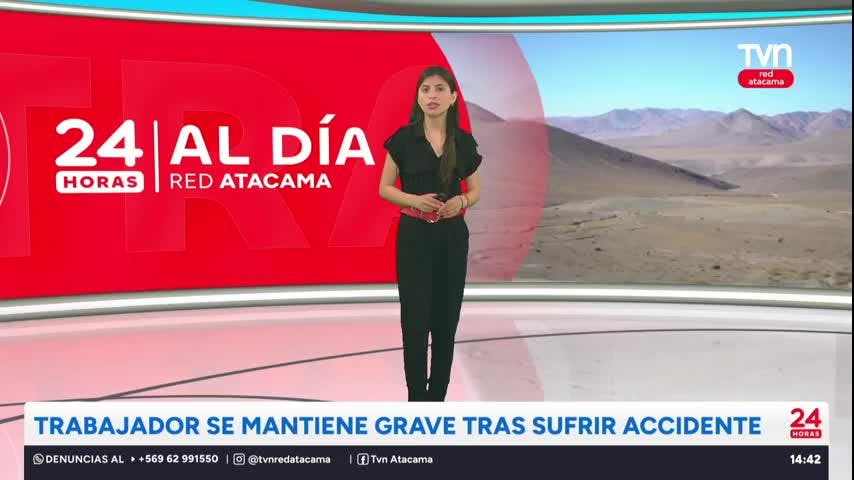 Trabajador se mantiene grave tras sufrir accidente