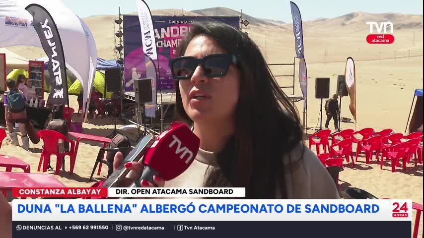 Campeonato de sandboard en las dunas de Atacama