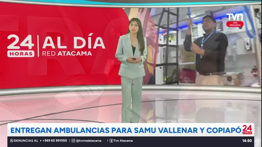 Entregan ambulancias para SAMU Vallenar y Copiapó