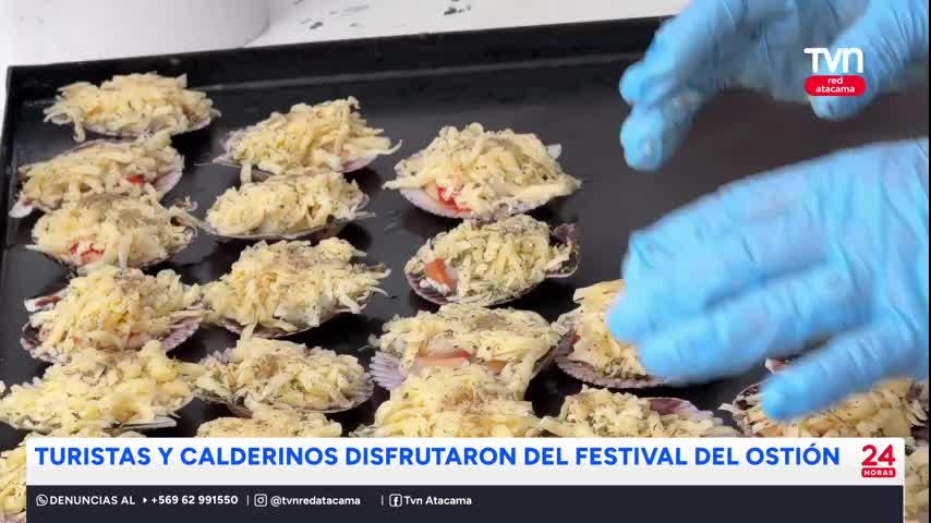Masiva degustación de ostiones en Caldera