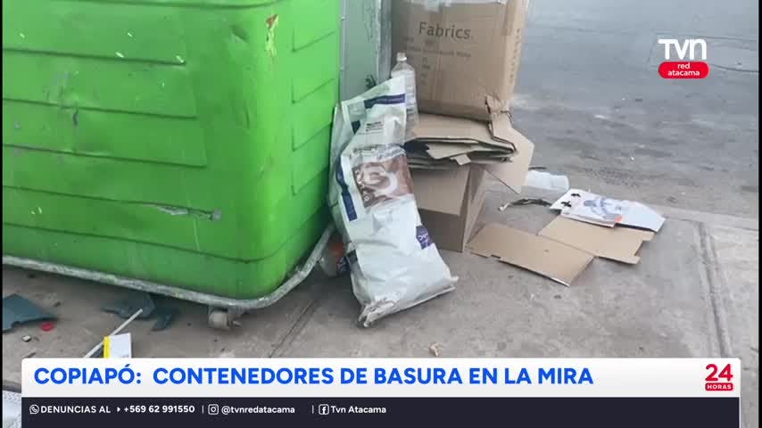 Contenedores de basura siguen generando problemas