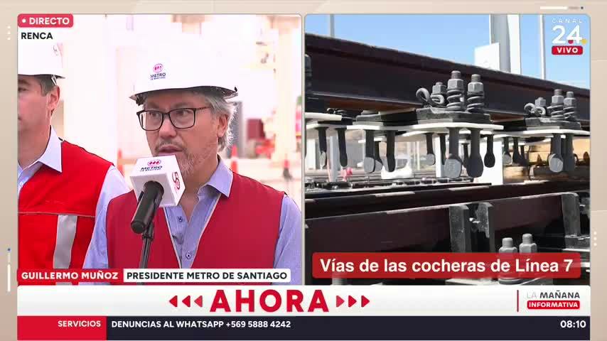 Metro de Santiago pone fin anticipado a contrato de obras del tramo 1 de la Línea 7 por graves incumplimientos