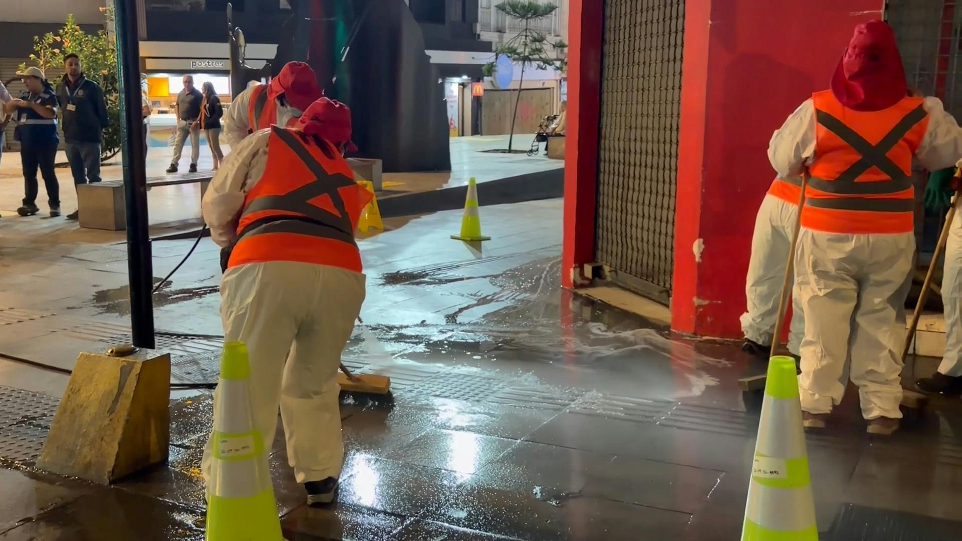 Comenzó el sistema de limpieza de calles del Antofagasta 