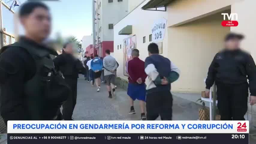 Reforma a Gendarmería genera preocupación y tensión gremial en región del Maule