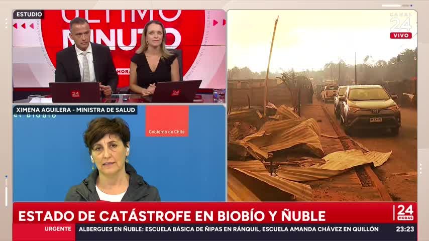 Ministra de Salud por ayuda ante incendio forestales: "Nosotros hemos trabajado en todo momento"