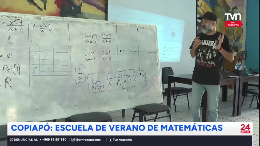 Escuela de verano de matemáticas en Copiapó