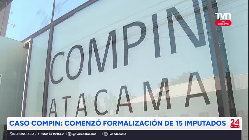 Caso Compin: Comenzó la formalización de 15 imputados