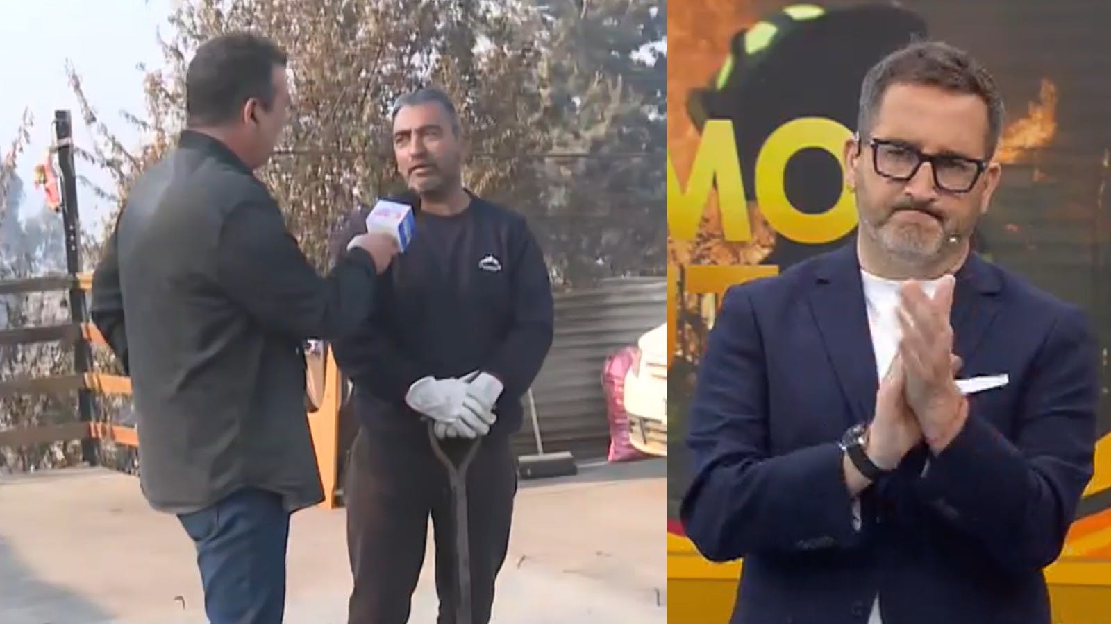 La reacción de Eduardo Fuentes ante decisión de empresa por trabajador que perdió su casa