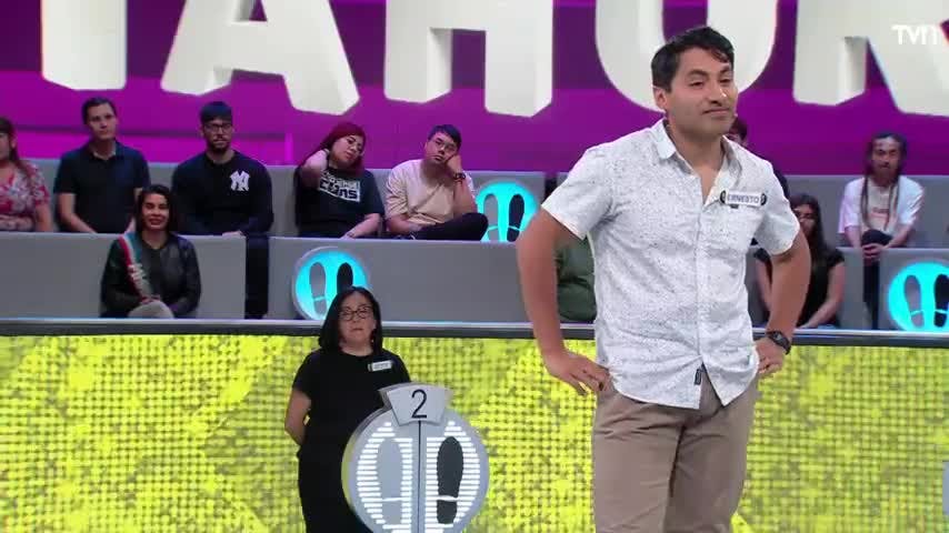 "Paso a paso": Ernesto llegó a participar a el "Ahora Caigo" y se fue con una lectura de cartas
