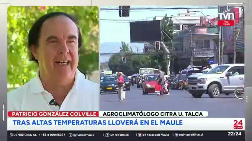 Lluvia inusual en el Maule la próxima semana