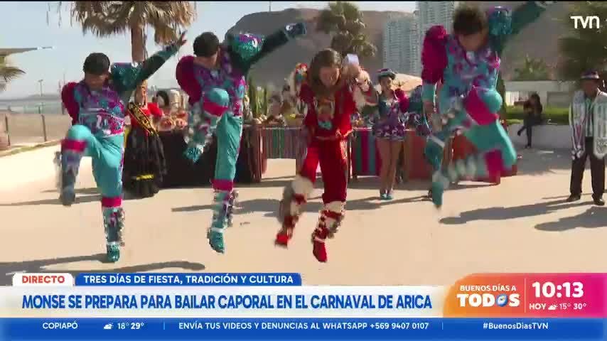 Monserrat Álvarez cumple el desafío y se viste de caporal