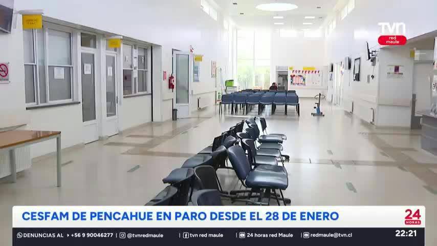 Paro en el Cesfam de Pencahue mantiene solo urgencias activas