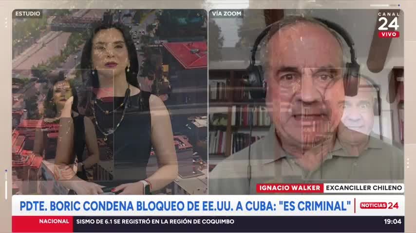 Walker emplaza a Pdte. Boric por declaraciones sobre Cuba