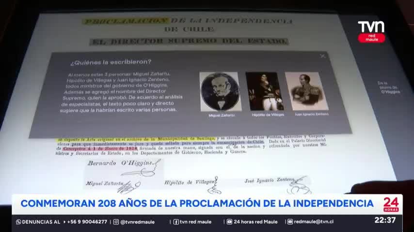 Festejan 208 años de la proclamación de la independencia