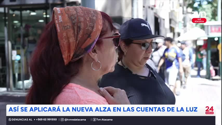 ¿Cómo se aplicará la nueva alza en las cuentas de la luz?