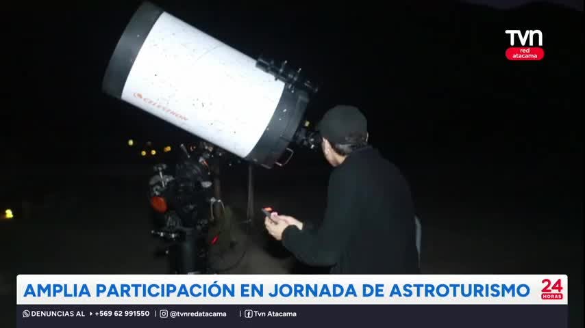 Copiapó: Realizan jornada de astroturismo guiada