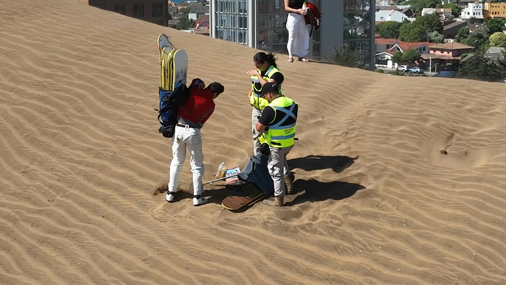 Operativo en dunas de Concón por comercio ilegal