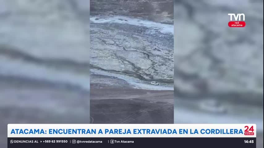 Encuentran con vida a jóvenes en la cordillera de Atacama
