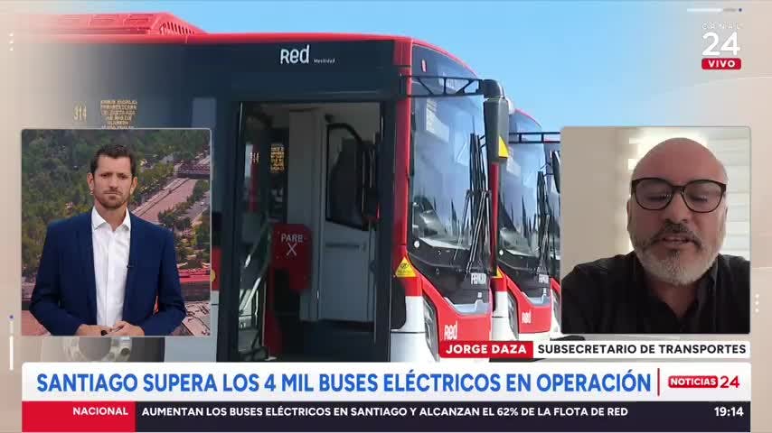 Santiago se tranformó en la segunda ciudad con más buses eléctricos en el mundo