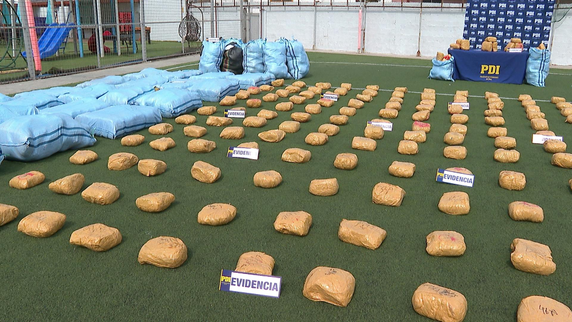 PDI concreta la mayor incautación de drogas de este año