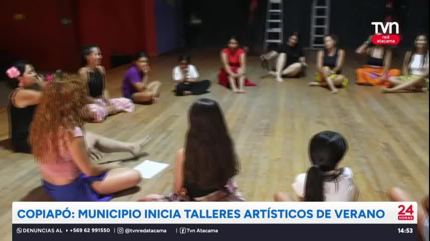 Copiapó: Municipio inicia talleres artísticos de verano