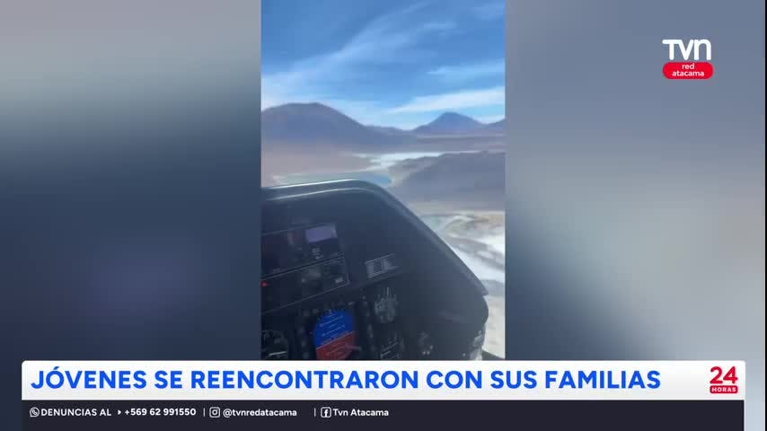 Jóvenes rescatados se reencontraron con sus familias