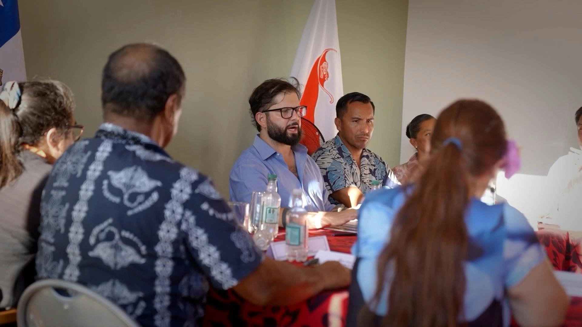Inicia gira del Presidente Boric en Rapa Rui 