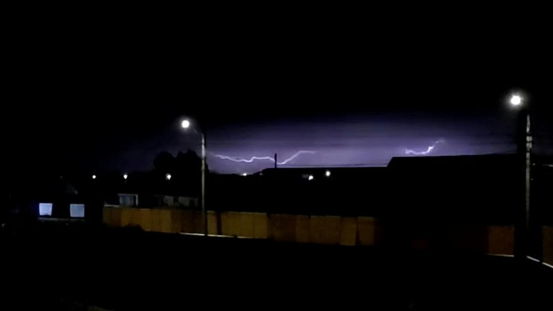 Alerta en precordillera maulina por tormentas eléctricas