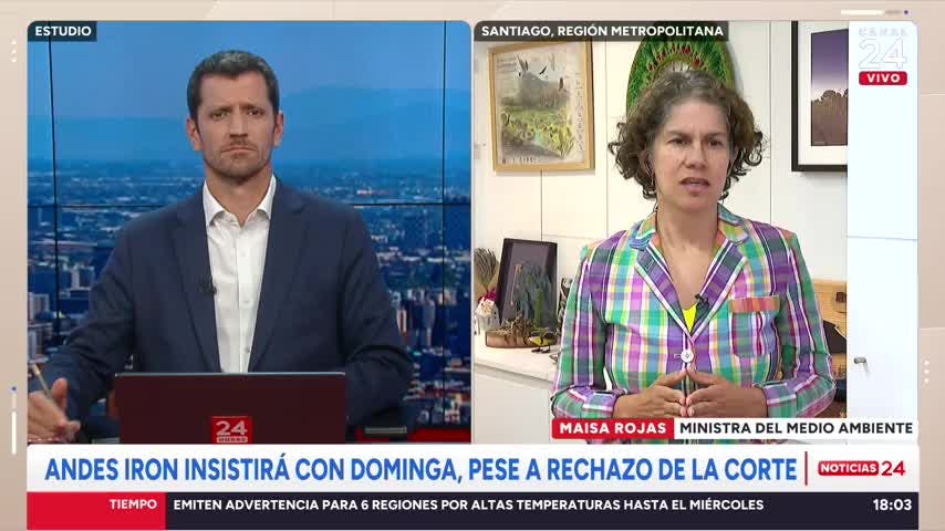 Ministra Rojas por Dominga: “En 10 años la situación ambiental lamentablemente ha empeorado”