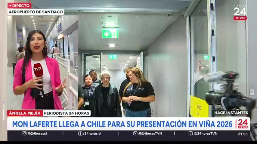 "Muy feliz de llegar a Viña, mi ciudad natal": Así fue la llegada de Mon Laferte a Chile