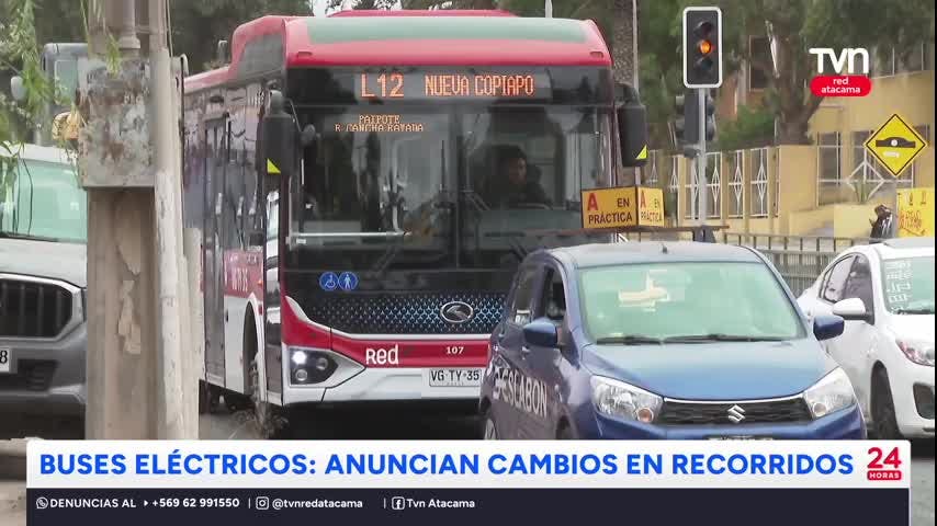 Buses Eléctricos: Anuncian cambios en recorridos