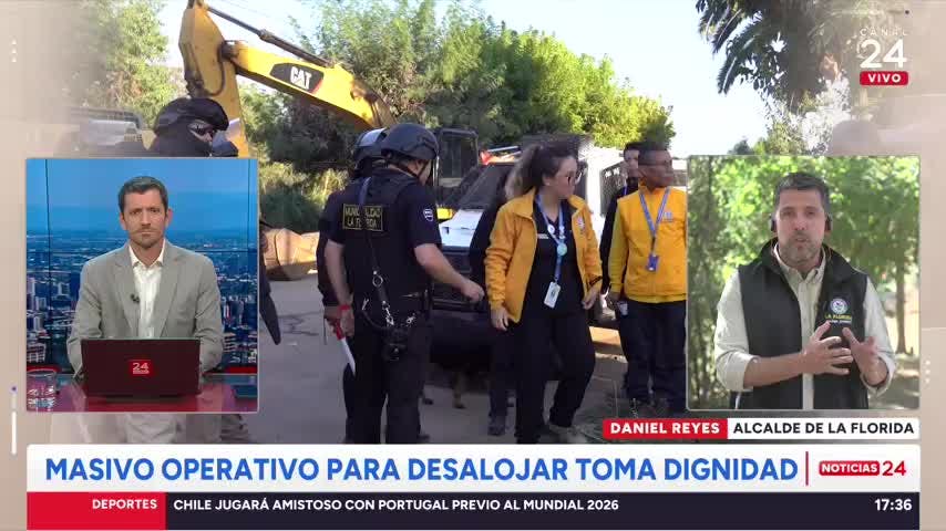 Alcalde de La Florida y desalojo de toma Dignidad: “Todos los que allí se encontraban sabían que esto iba a ocurrir”