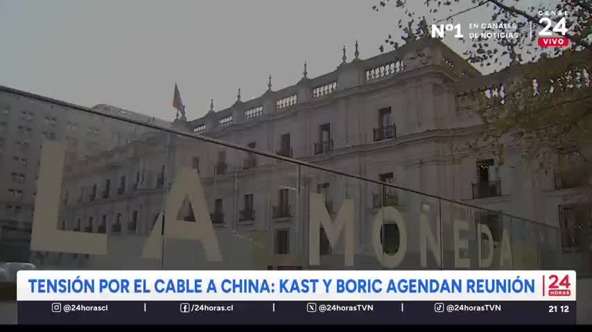 Kast y Boric agendan reunión en medio de tensión por el cable a China
