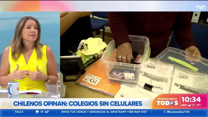 Chilenos opinan: colegios sin celulares