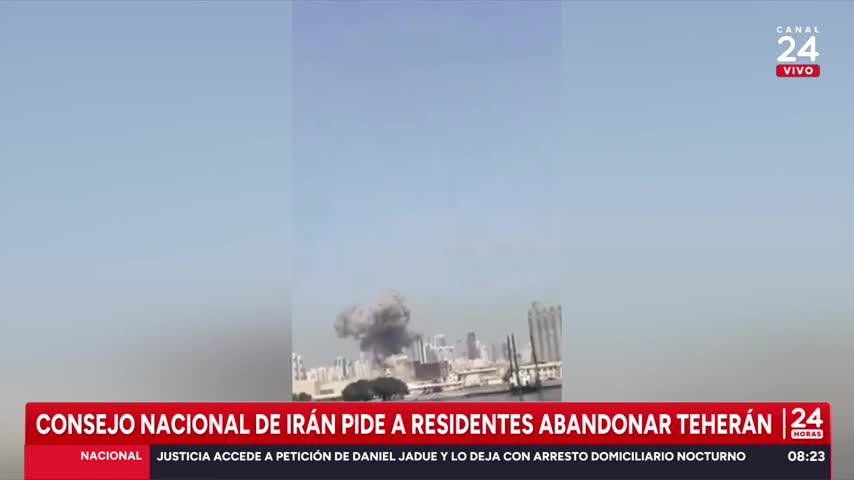 Chileno en Israel relata momentos de tensión y afirma que "era algo que se esperaba"