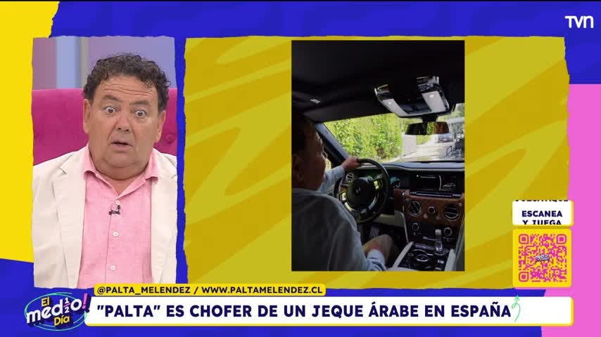 Palta Meléndez es chofer de un jeque árabe en España