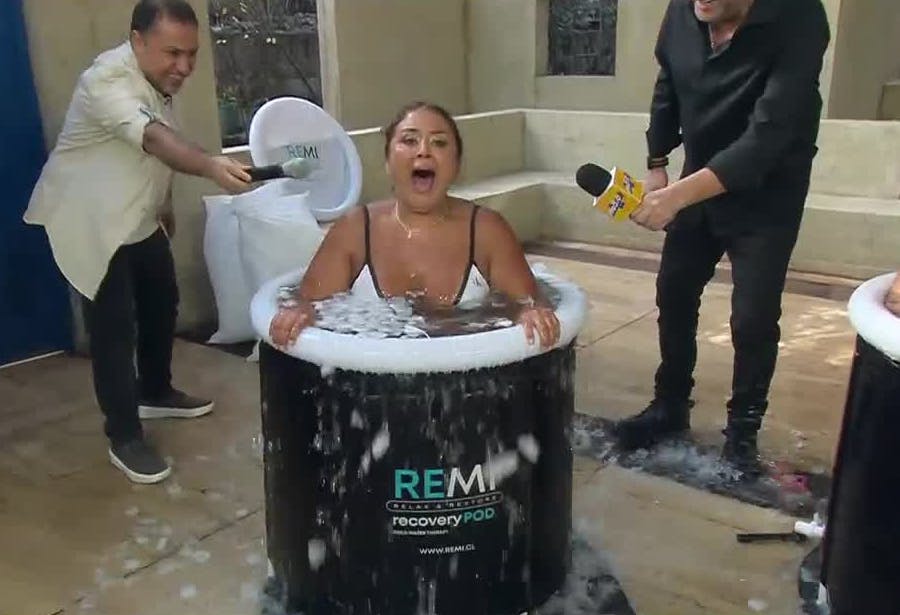 El día que Pamela Leiva enfrentó el desafío de la "Sirena del Hielo"