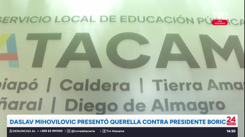 Exdirector del SLEP Atacama presentó querella contra presidente Boric
