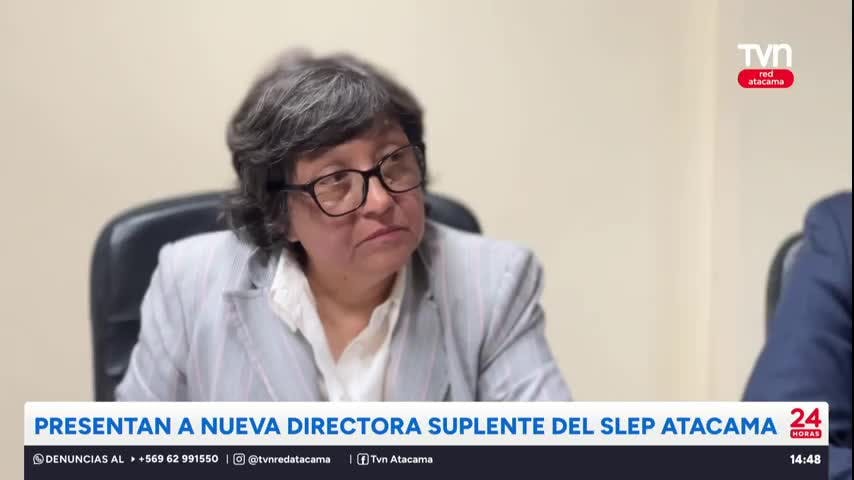 Presentan a la nueva directora suplente del SLEP Atacama