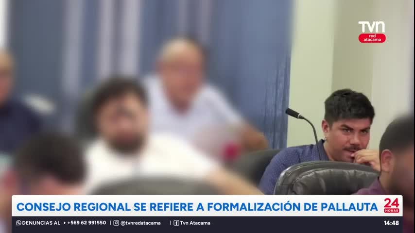 Consejo Regional se refiere a formalización de Pallauta