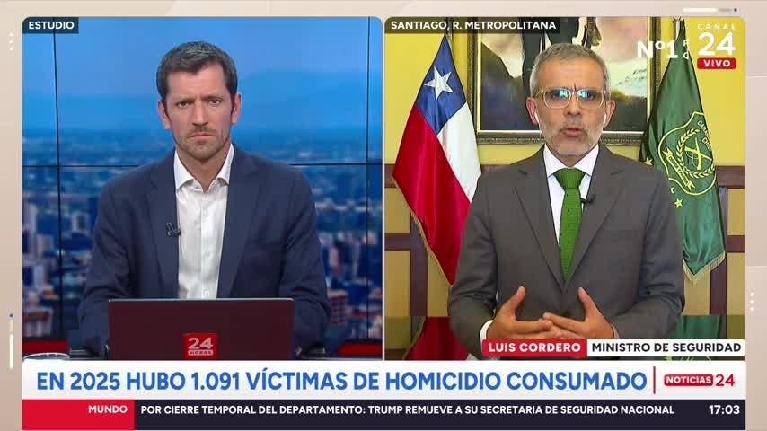 Ministro Cordero y penas alternativas: “Si querían avanzar con este proyecto hubiesen diseñado un mecanismo para conmutar a cambio de información útil”