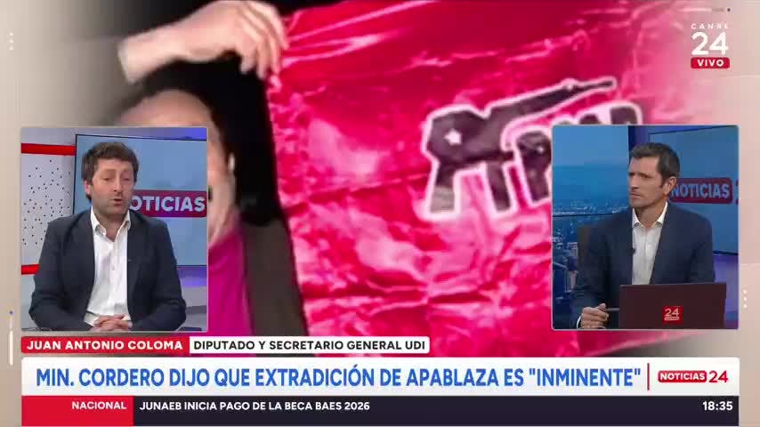 Diputado Coloma y extradición de Galvarino Apablaza: “Pedimos que sea lo antes posible para evitar cualquier riesgo de fuga”